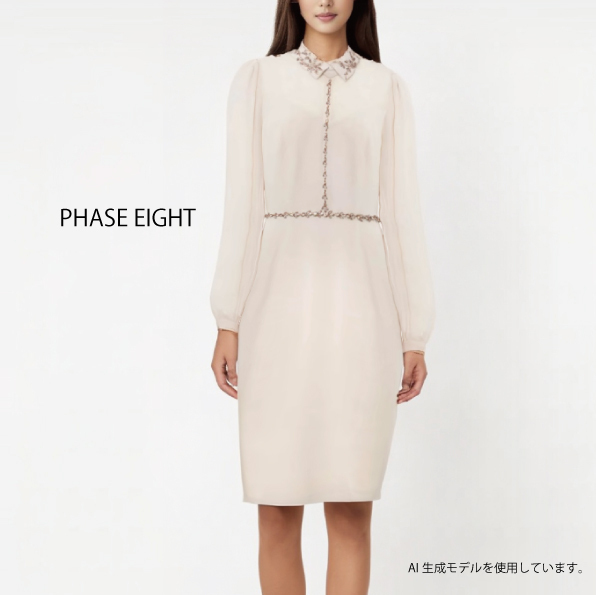 【PHASE EIGHT】日本未入荷！Avah Embellished Fitted Dress