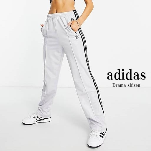 経典ブランド adidas *オリジナルトラックパンツ/シルバー パンツ 経典ブランド adidas *オリジナルトラックパンツ/シルバー パンツ