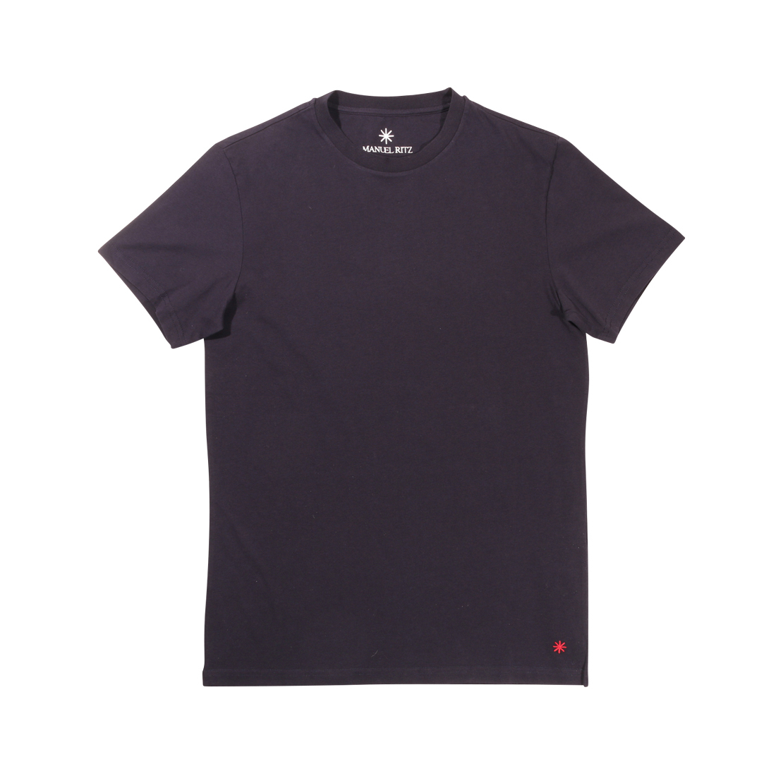 国内発送 Manuel Ritz Uネック半袖Tシャツ