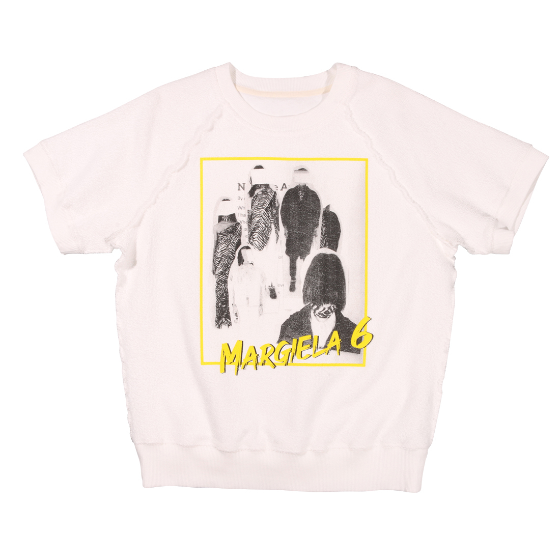 国内発送 MM6 Maison Margiela Uネック半袖Tシャツ