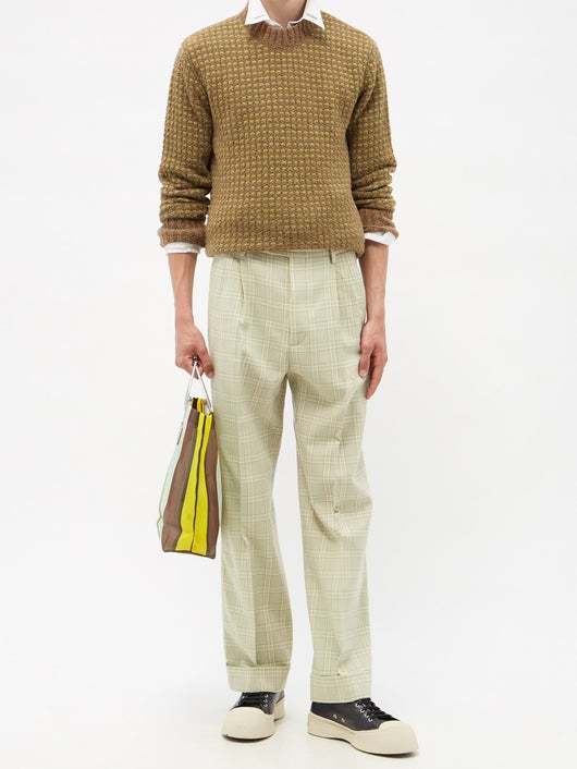 MARNI ニット・セーター MARNI☆チェック ウールブレンドセーター(4)