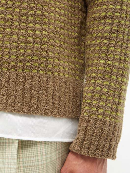 MARNI ニット・セーター MARNI☆チェック ウールブレンドセーター(5)