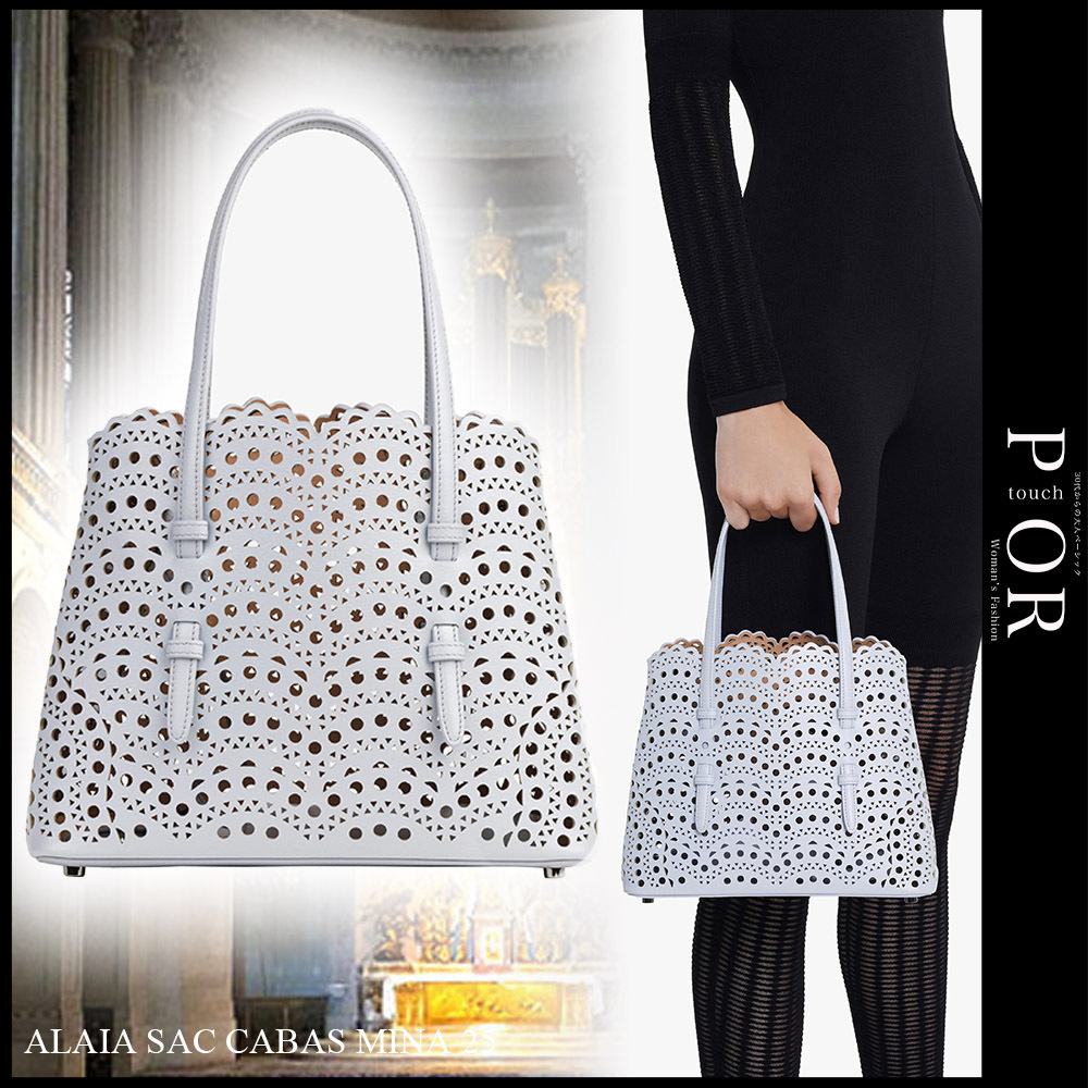 【値下げ】 ALAIA ミニトート マイクロハンドショルダーバッグ 25 ミナ MINA トートバッグ 【値下げ】 ALAIA ミニトート マイクロハンドショルダーバッグ 25 ミナ MINA トートバッグ