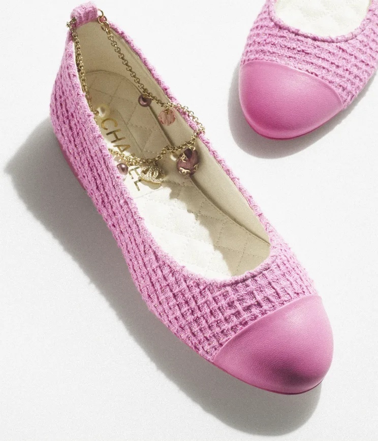 CHANEL バレエシューズ 《22SS★》シャネル バレリーナ シューズ ツイード(10)