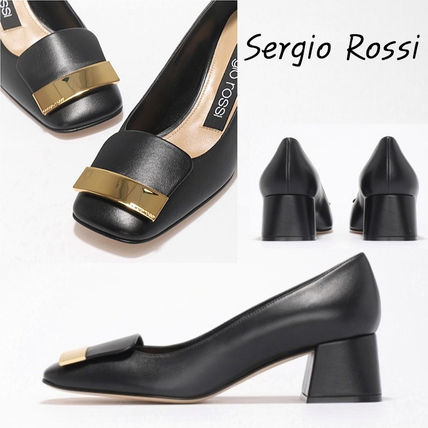 スクウェアトゥ Sergio Rossi x パンプス(レディース)|新作を海外通販 スクウェアトゥ Sergio Rossi x パンプス(レディース)|新作を海外通販