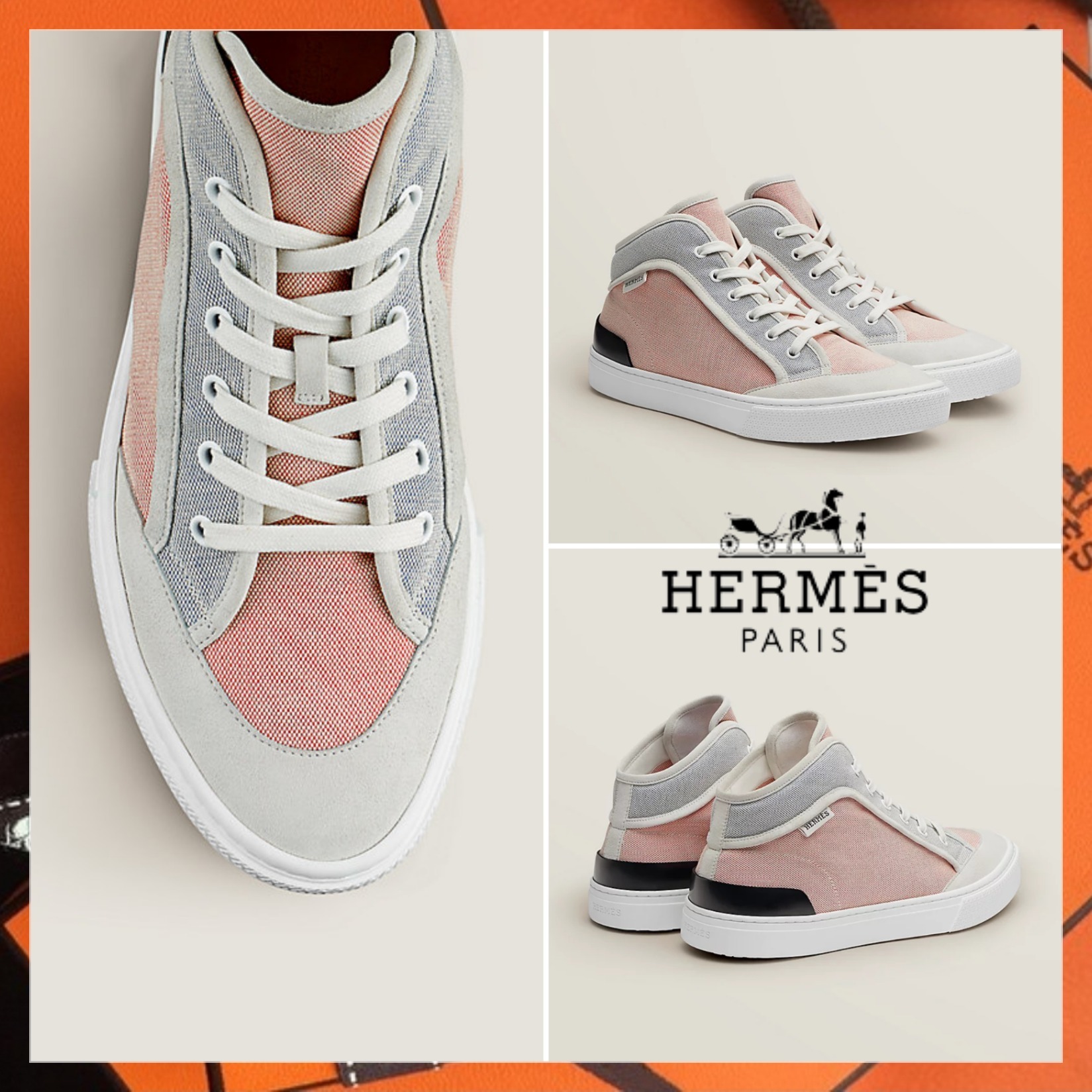 22SS 【Hermes エルメス】 Enjoy スニーカー シューズ 直営店 22SS 【Hermes エルメス】 Enjoy スニーカー シューズ 直営店