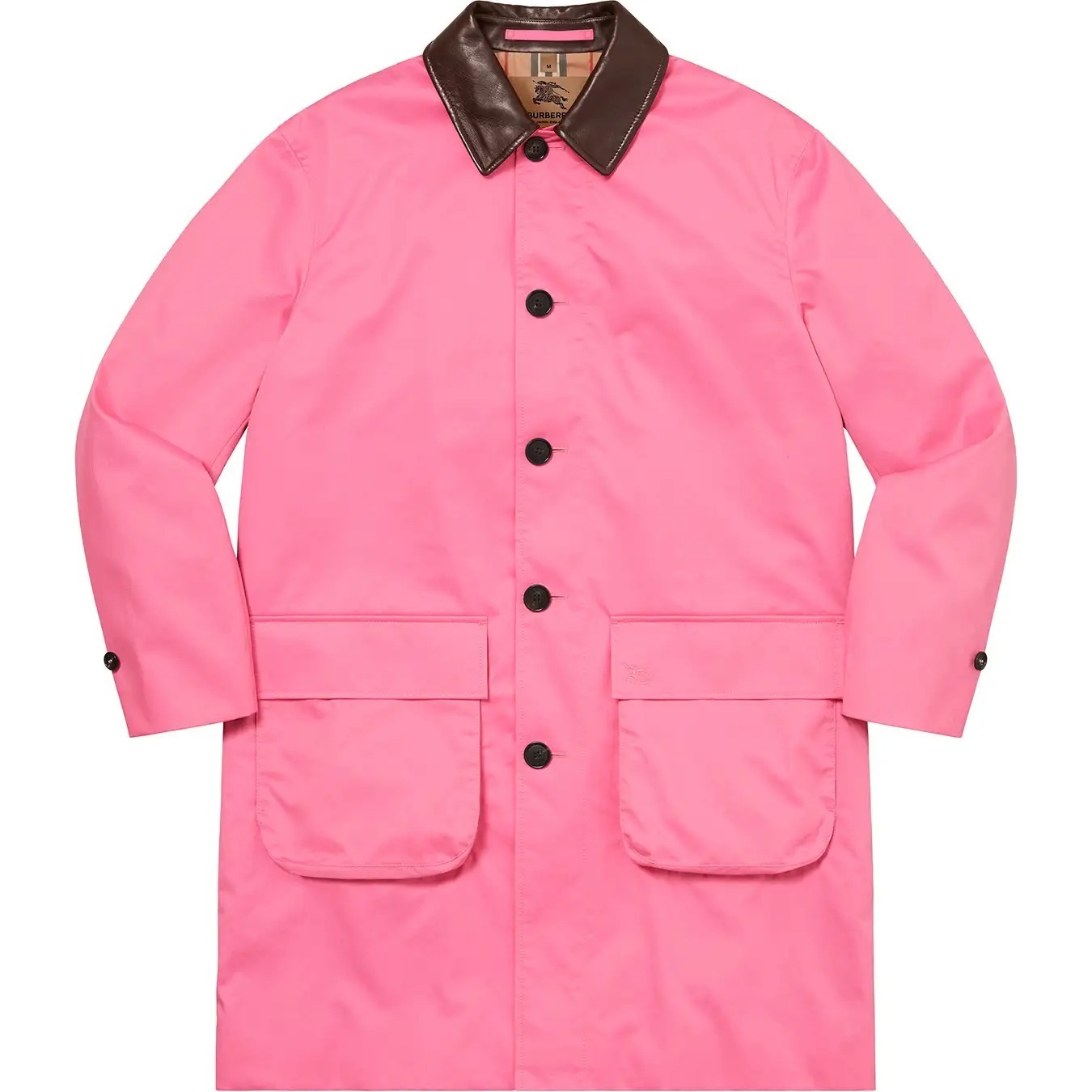 Supreme Burberry Leather Collar Trench バーバリー トレンチ