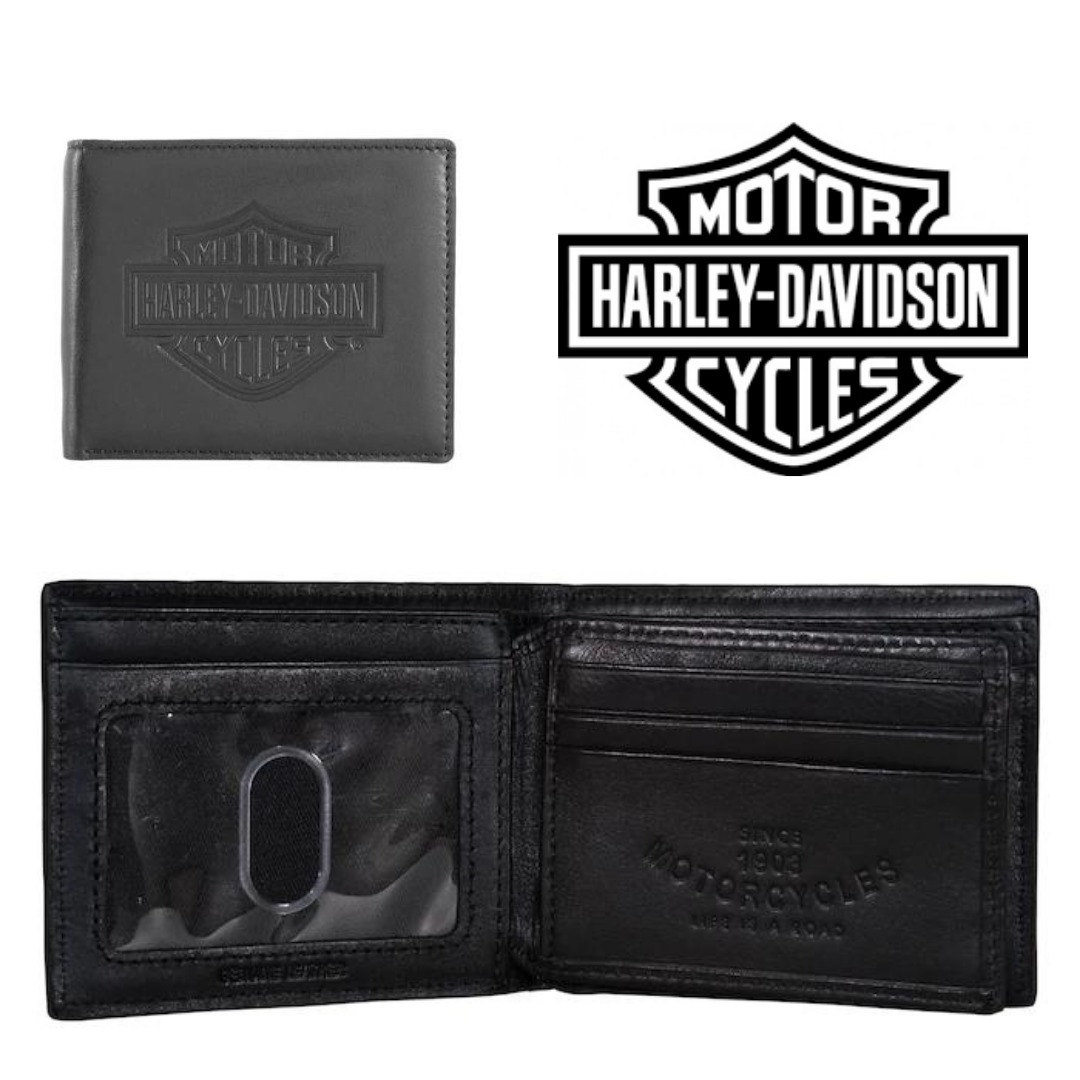 Harley-Davidson】コインポケット付き クラシック2つ折り財布 Harley-Davidson】コインポケット付き クラシック2つ折り財布
