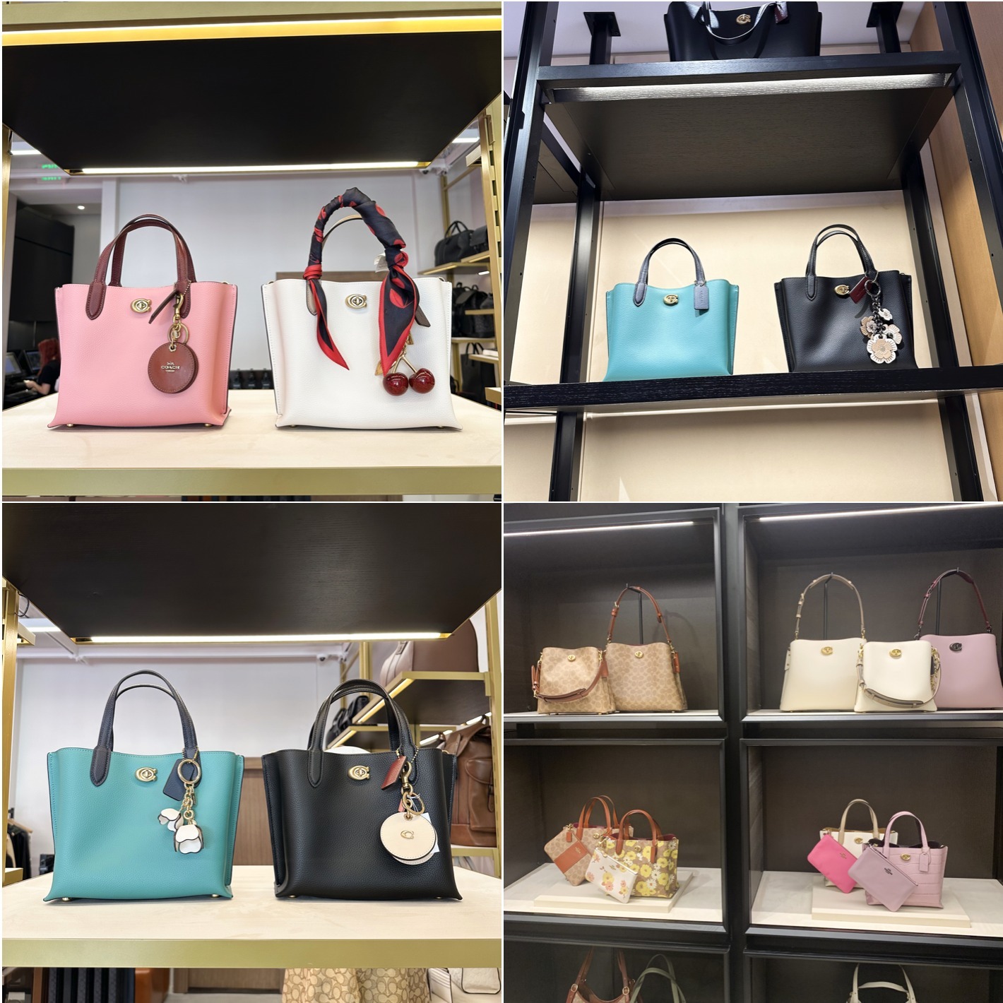 COACHブティック】○ストラップ付きミニトート♪○ウィロウ 24