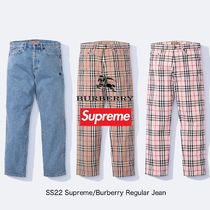 SS22 Supreme Burberry Regular Jean  バーバリー ジーンズ