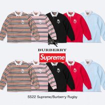 SS22 Supreme Burberry Rugby - バーバリー ラグビー シャツ