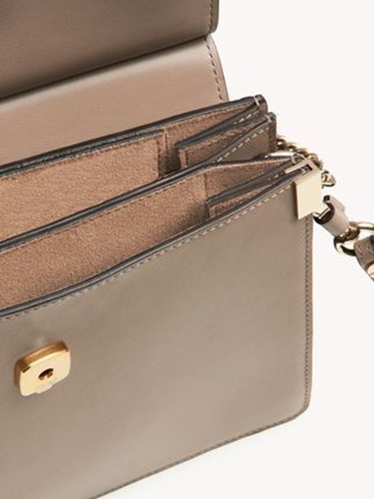 Chloe ショルダーバッグ・ポシェット 希少■CHLOE クロエ FAYA スモール DAY BAG スエード グレー(7)