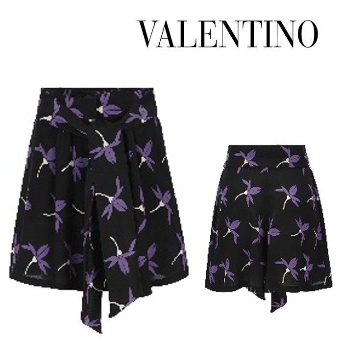 割引購入 VALENTINO 送料・関税込み ブラック&パープル スカート スカート 割引購入 VALENTINO 送料・関税込み ブラック&パープル スカート スカート