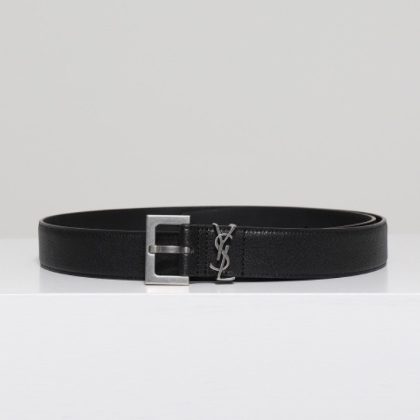 数量限定セール SAINT LAURENT☆モノグラム シグネチャーロゴ ラムスキン ベルト ベルト 数量限定セール SAINT LAURENT☆モノグラム シグネチャーロゴ ラムスキン ベルト ベルト