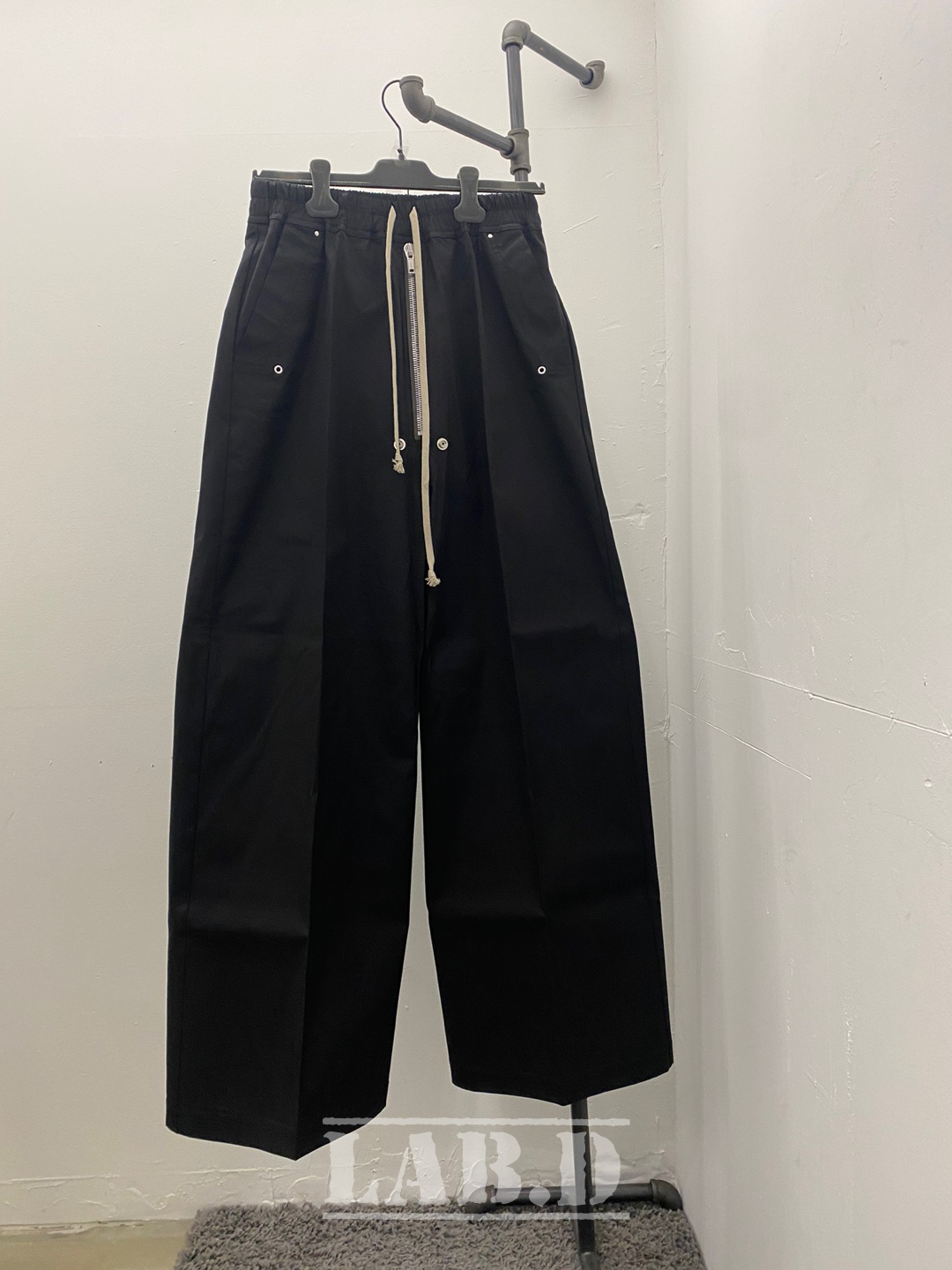 RICK OWENS | GETH BELAS WIDE TROUSERS BLACK (TE) パンツ