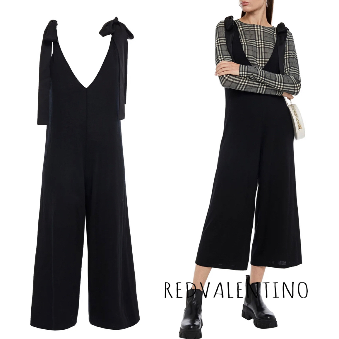 クロップド★ジャンプスーツ★シンプル★ REDVALENTINO
