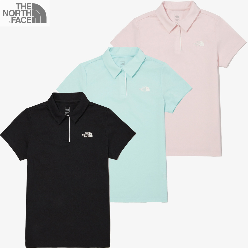 [THE NORTH FACE] W'S THINK GREEN S/S POLO ☆大人気☆