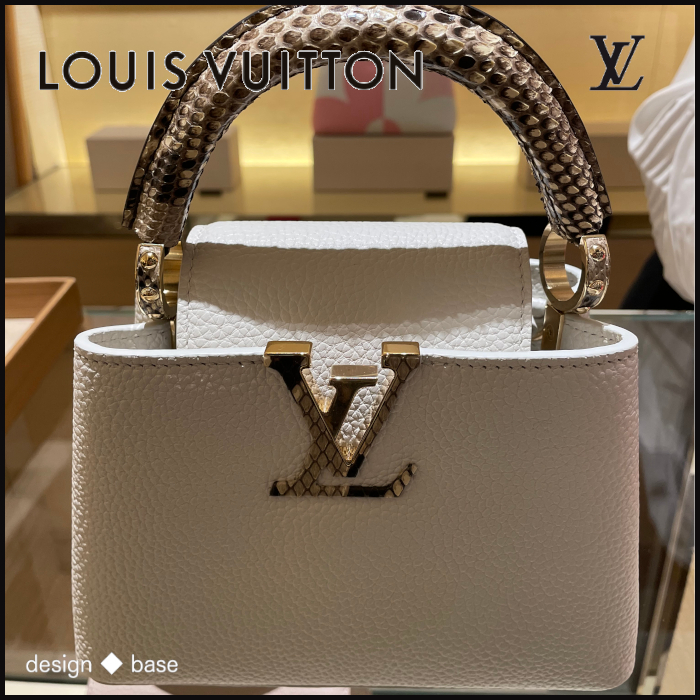 Shop Louis Vuitton Capucines mini (N98477) by design◇base