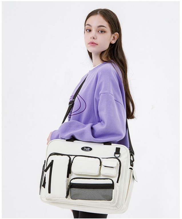 バッグ・カバンその他 [DAYLIFE] MULTI POCKET PLUS CROSS BAG #IVORY