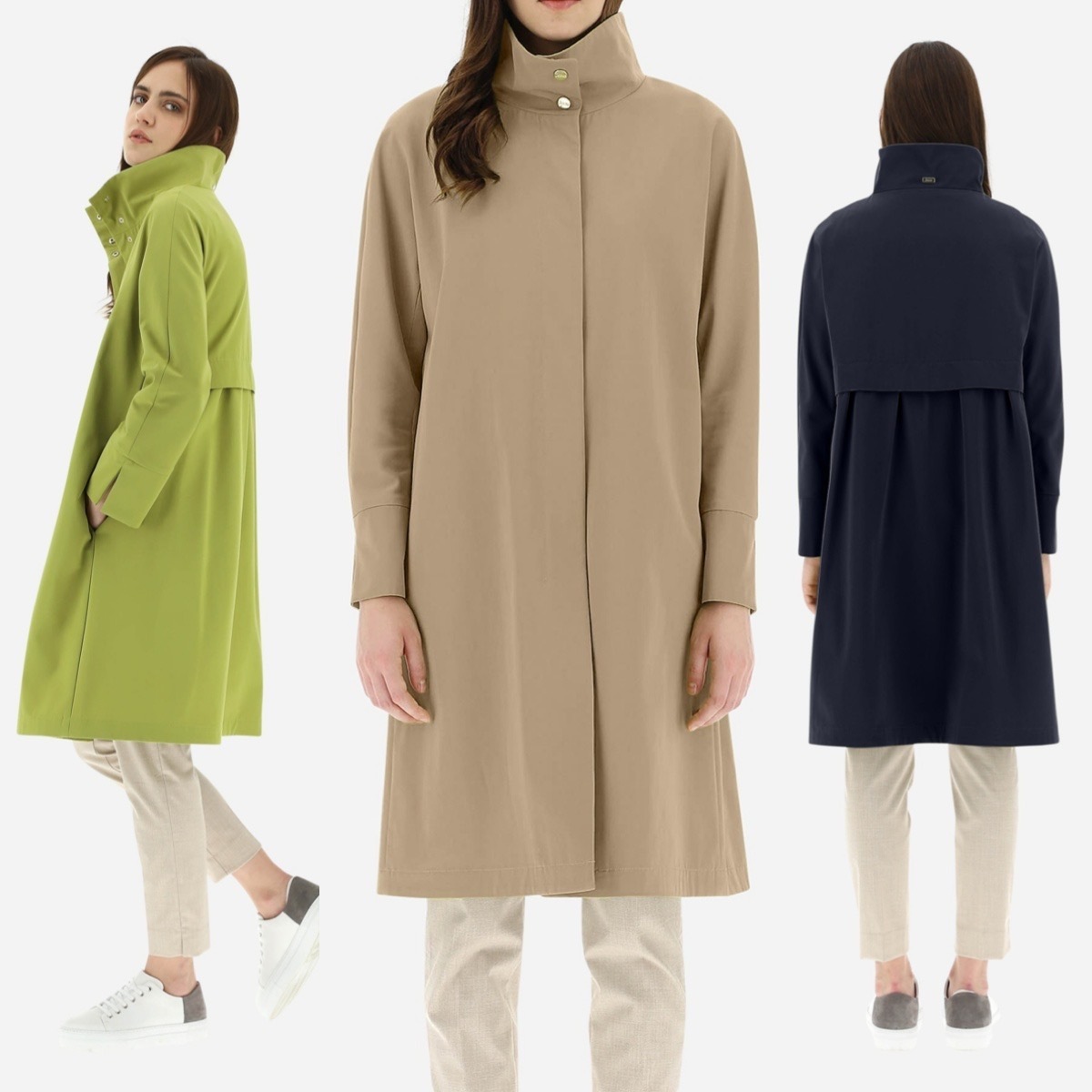 【1着でも送料無料】 HERNO COAT SHANTUNG TECHNO NEW トレンチコート 【1着でも送料無料】 HERNO COAT SHANTUNG TECHNO NEW トレンチコート