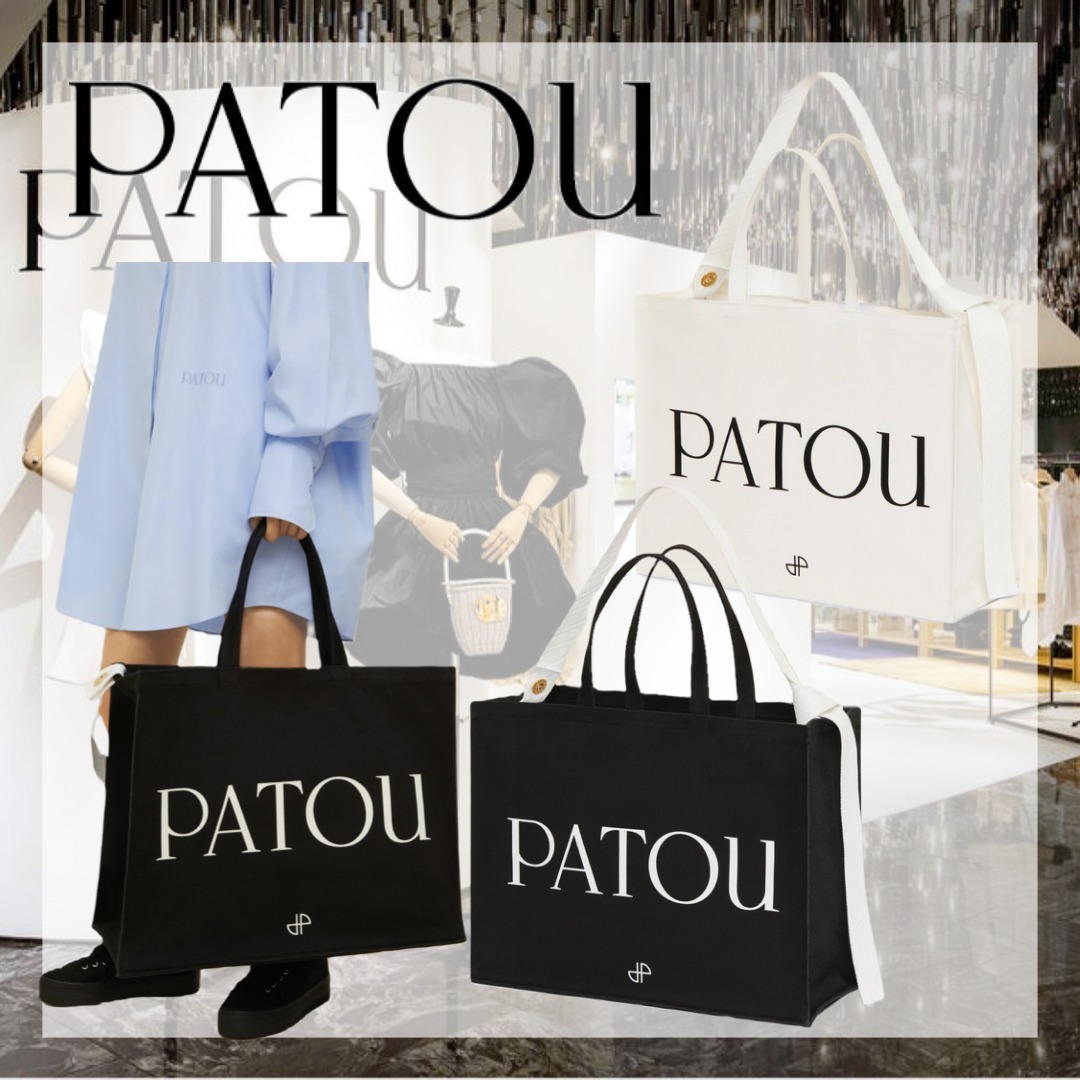新作【PATOU】オーガニックコットン パトゥ キャンバストート ...