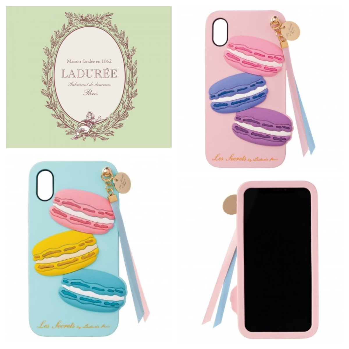Iphoneケース Xs / X / 8 / 7 / 6/ 6S ☆ LADUREE