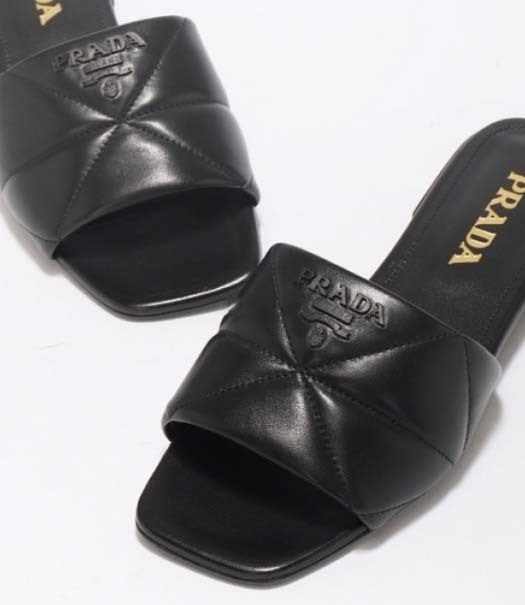 PRADA】キルティングナッパハイサンダル☆1XX583 038 F0002