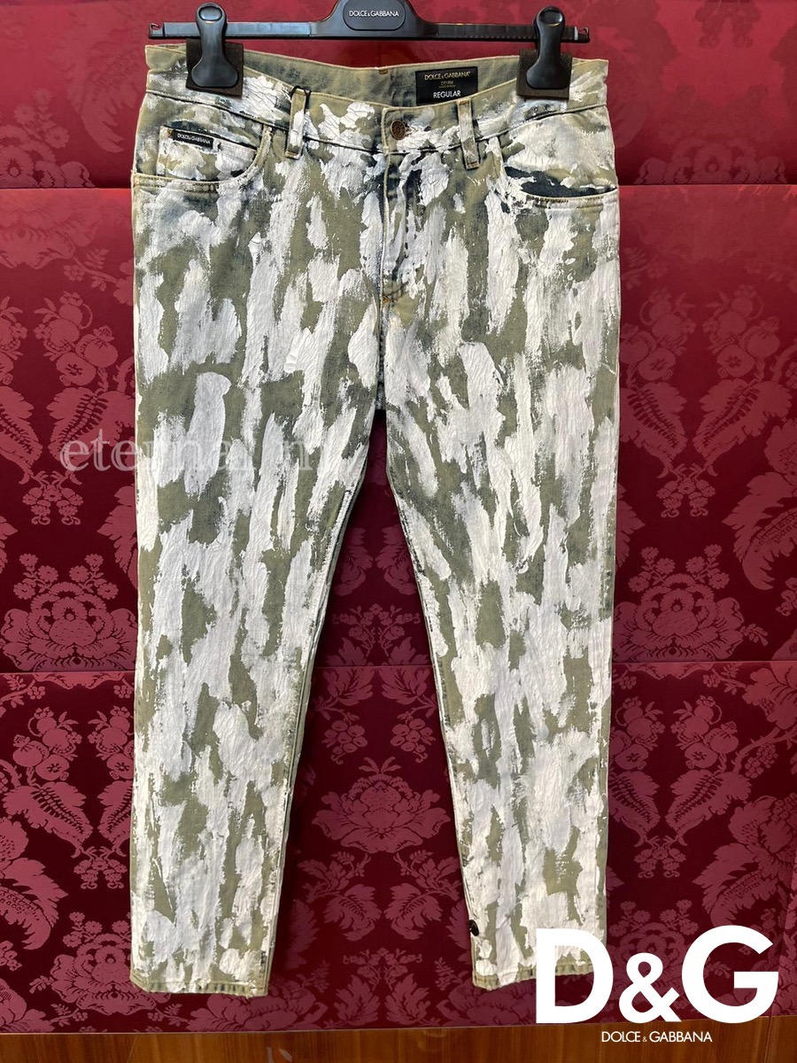 【通販激安】 おしゃれ♪★DOLCE & ジーンズ GABBANA★マーブルプリント デニム・ジーパン 【通販激安】 おしゃれ♪★DOLCE & ジーンズ GABBANA★マーブルプリント デニム・ジーパン