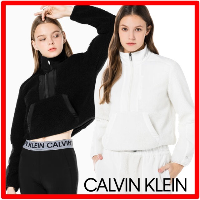 ☆人気☆【Calvin Klein】☆フリース トップスジャケッ.ト☆ 日本最大の