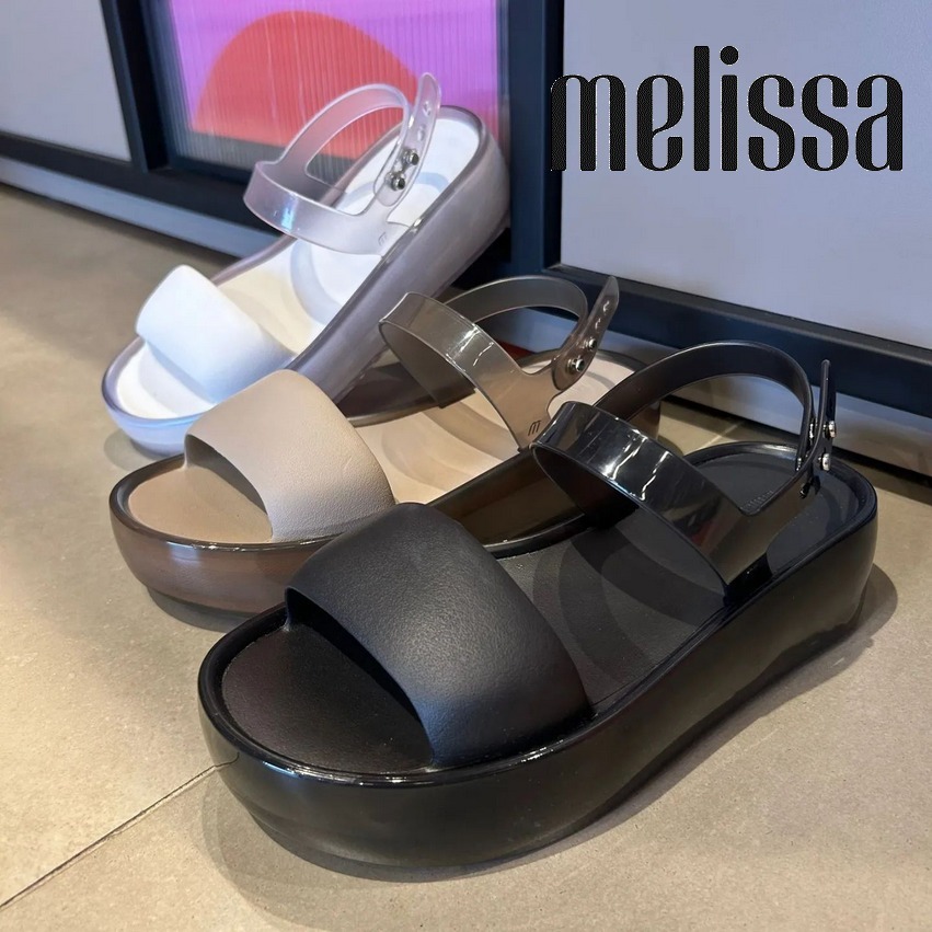 ◆melissa◆送料込追跡付♪雨の日対策♪ストラップサンダル