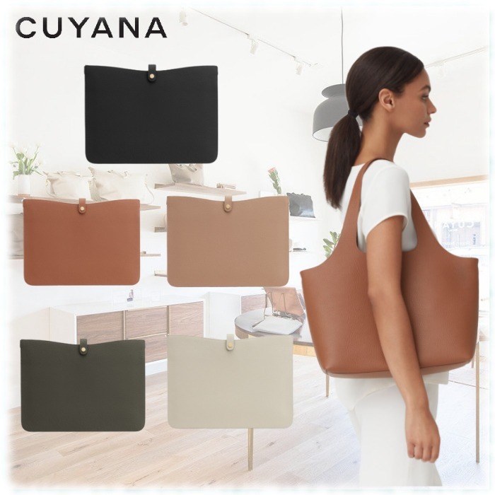 日本未上陸☆CUYANA(クヤナ）イタリアンレザー インサートバッグ