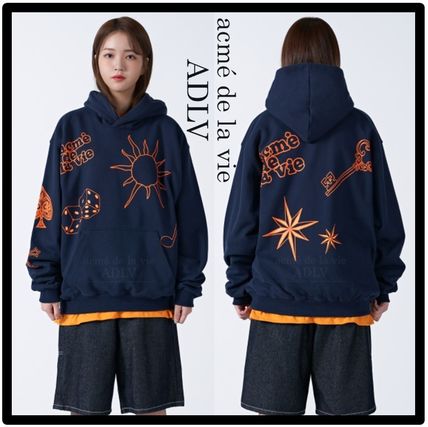 海外ブランド ★関税込★acme'de la vie★cross v logo hoodi.e★パーカー★ パーカー・フーディ acme de la vie x パーカー・フーディ(レディース)|新作を海外通販