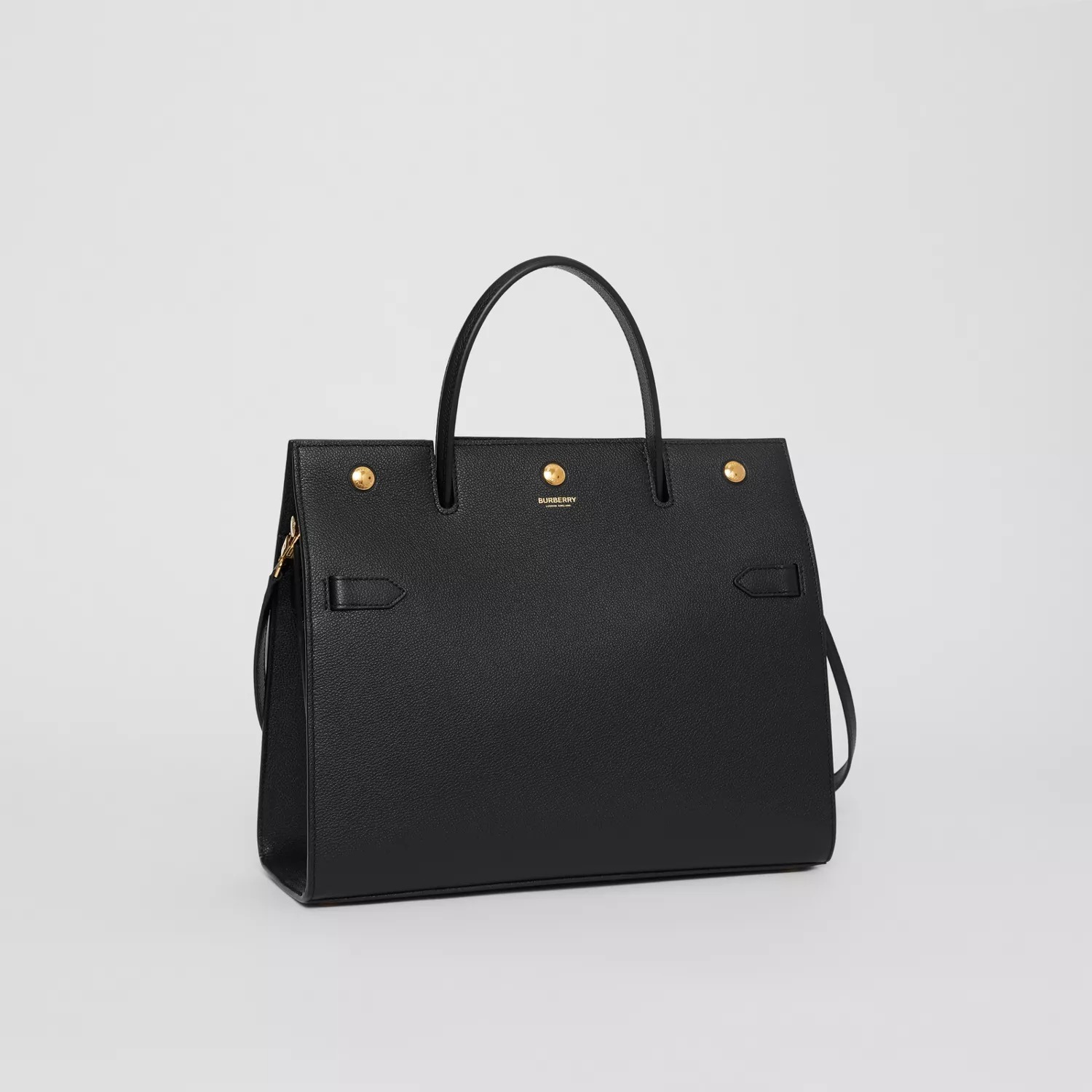 Burberry ショルダーバッグ・ポシェット 直営店買付【バーバリー】ミディアムレザータイトルバッグ(7)