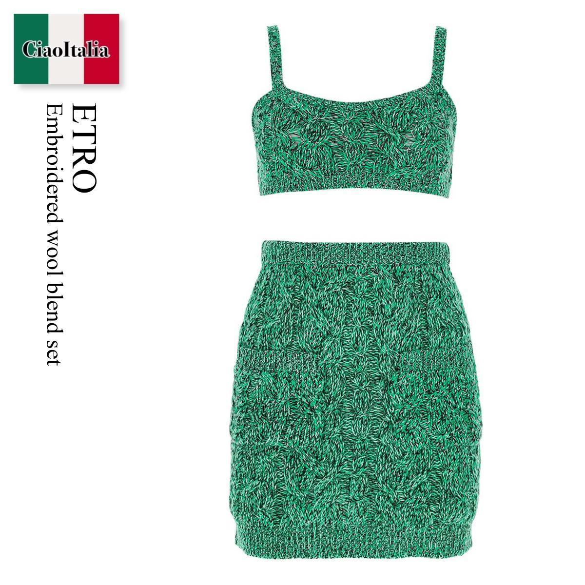 Etro Embroidered wool blend set オールインワン・サロペット Etro Embroidered wool blend set オールインワン・サロペット