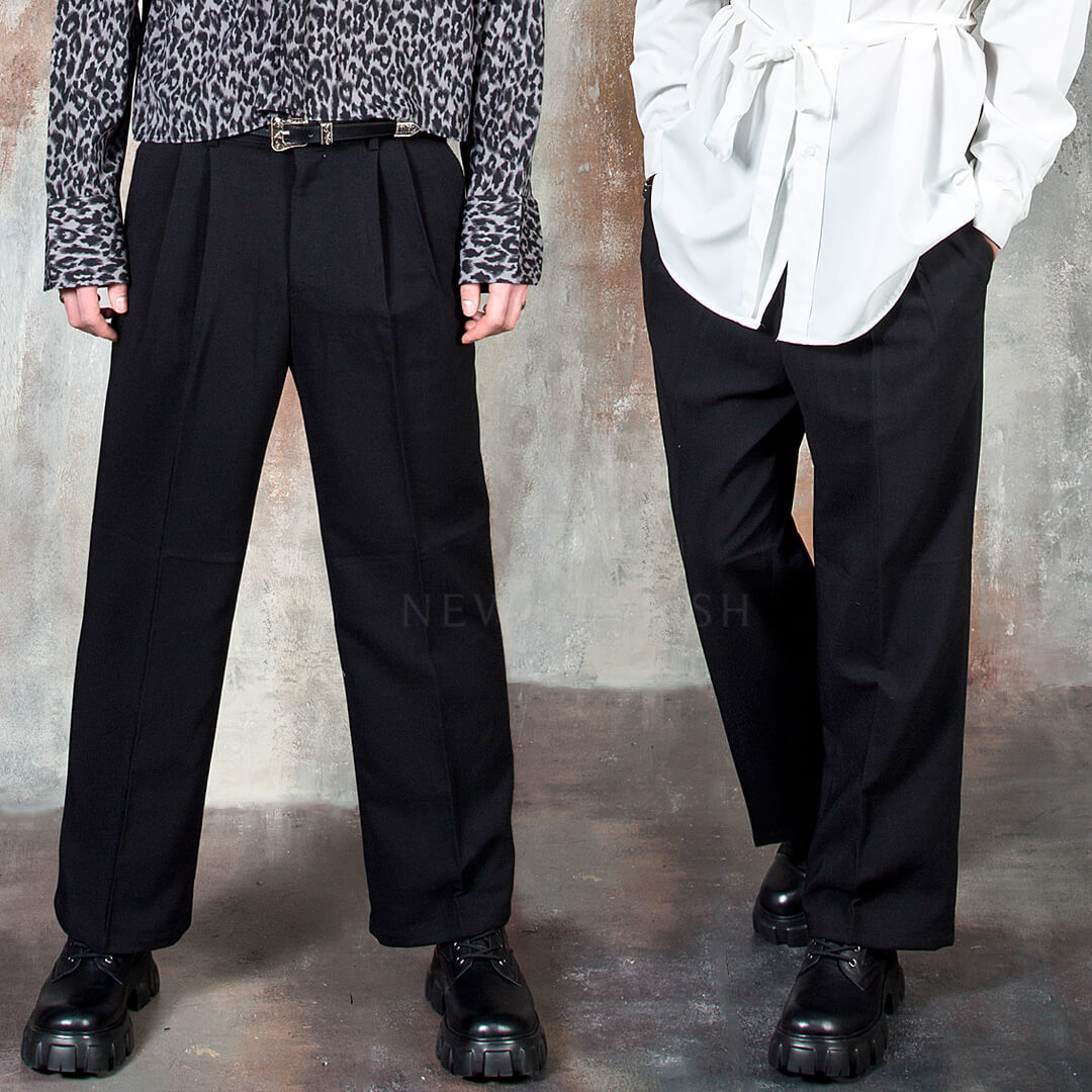 【関税・送料込】(2 colors) Pintuck wide-leg pants - 645