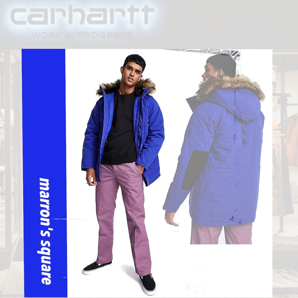 Carhartt WIP ★ trapper parkaジャケット/ Blue (送関込) ★ ジャケットその他 Carhartt WIP ★ trapper parkaジャケット/ Blue (送関込) ★ ジャケットその他