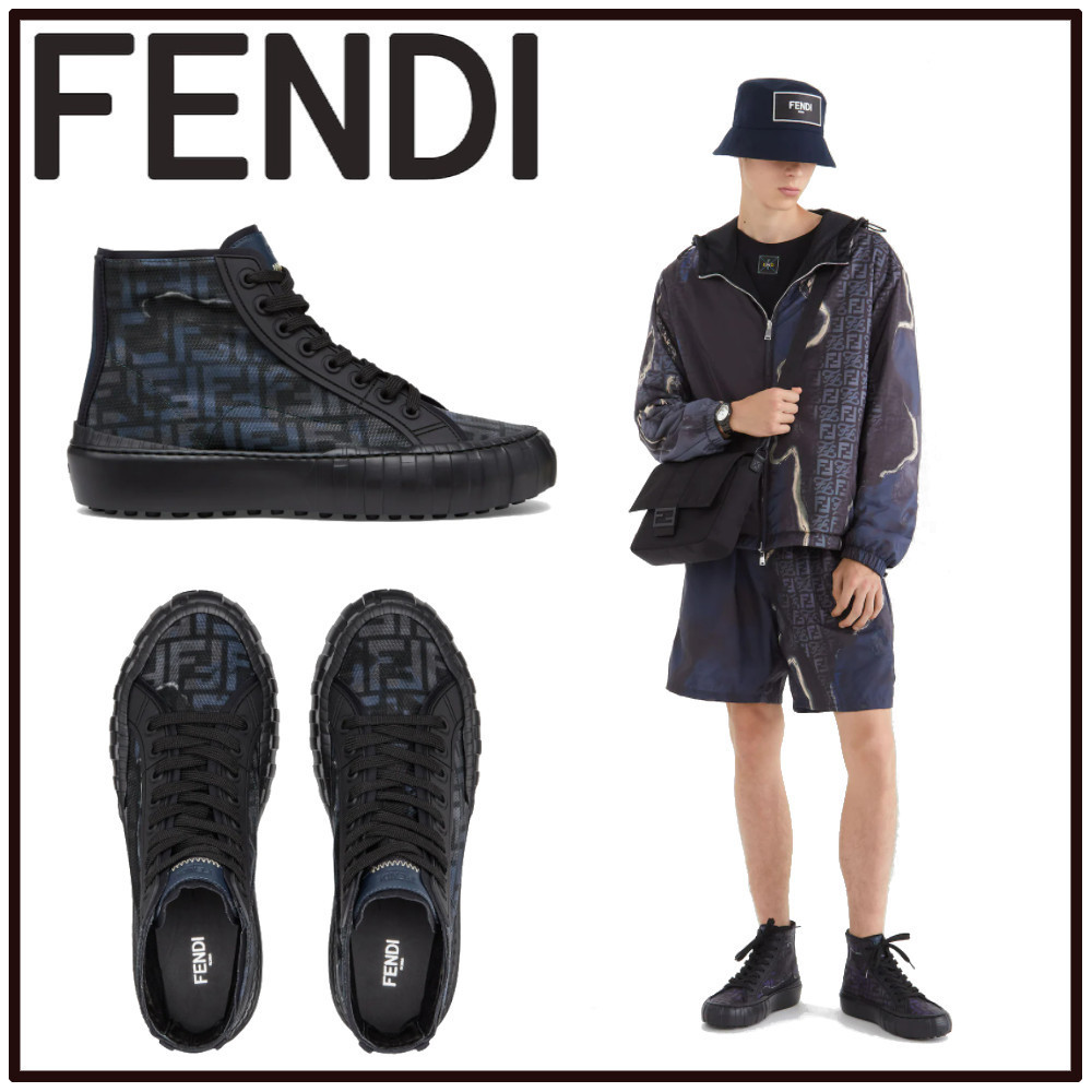 海外 正規品】◇FENDI◇フェンディ フォース ハイトップ シューズ