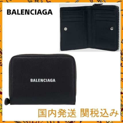 ラウンドジップ(ファスナー) BALENCIAGA x 折りたたみ財布(メンズ