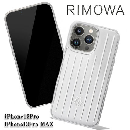 RIMOWA Unisex Logo iPhone 13 Pro iPhone 13 Pro Max 即日配送 【RIMOWA】Iphone13Pro max iPhone用ケース