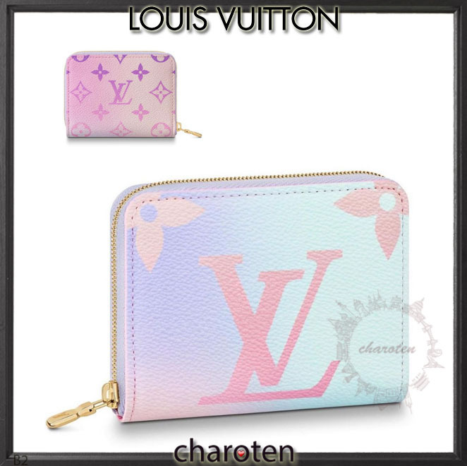【追跡付】小バッグに♡Sunrise Pastel♪ジッピーコイン 【追跡付】小バッグに♡Sunrise Pastel♪ジッピーコイン