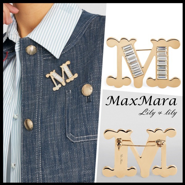 【当店一番人気】 MaxMara ◆クリスタル M ロゴ ブローチ◆関税送料込 アクセサリーその他 【当店一番人気】 MaxMara ◆クリスタル M ロゴ ブローチ◆関税送料込 アクセサリーその他