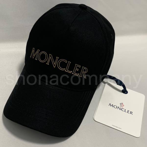 【関込】新作◆MONCLER モンクレール◆ラミネートロゴ キャップ