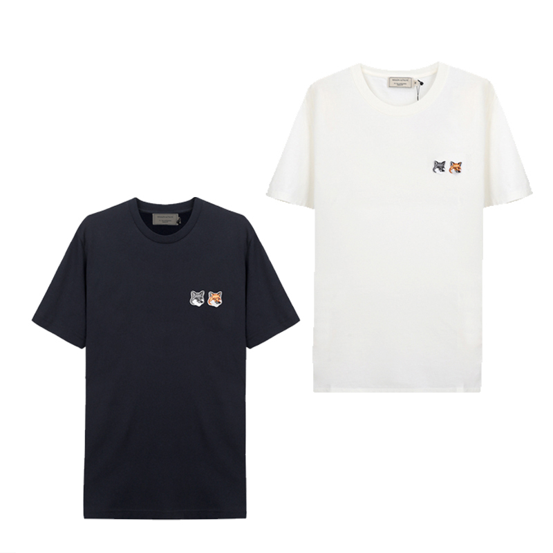 関税負担なし☆MAISON KITSUNE DOUBLE FOX HEAD 半袖 Tシャツ