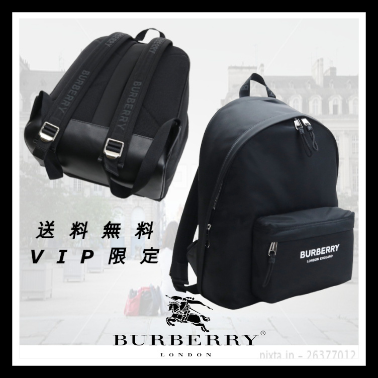 送料無料【BURBERRY】リュック バックパック ブラック バックパック・リュック 送料無料【BURBERRY】リュック バックパック ブラック バックパック・リュック
