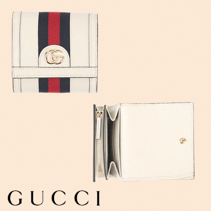 GUCCI/グッチ 財布 アイボリー 折りたたみ財布 GUCCI/グッチ 財布 アイボリー 折りたたみ財布