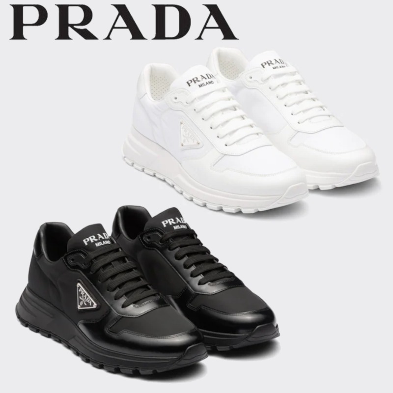 年末のプロモーション大特価! 【プラダ】PRAX 1 スニーカー Re-Nylon×ブラッシュドレザー スニーカー 年末のプロモーション大特価! 【プラダ】PRAX 1 スニーカー Re-Nylon×ブラッシュドレザー スニーカー