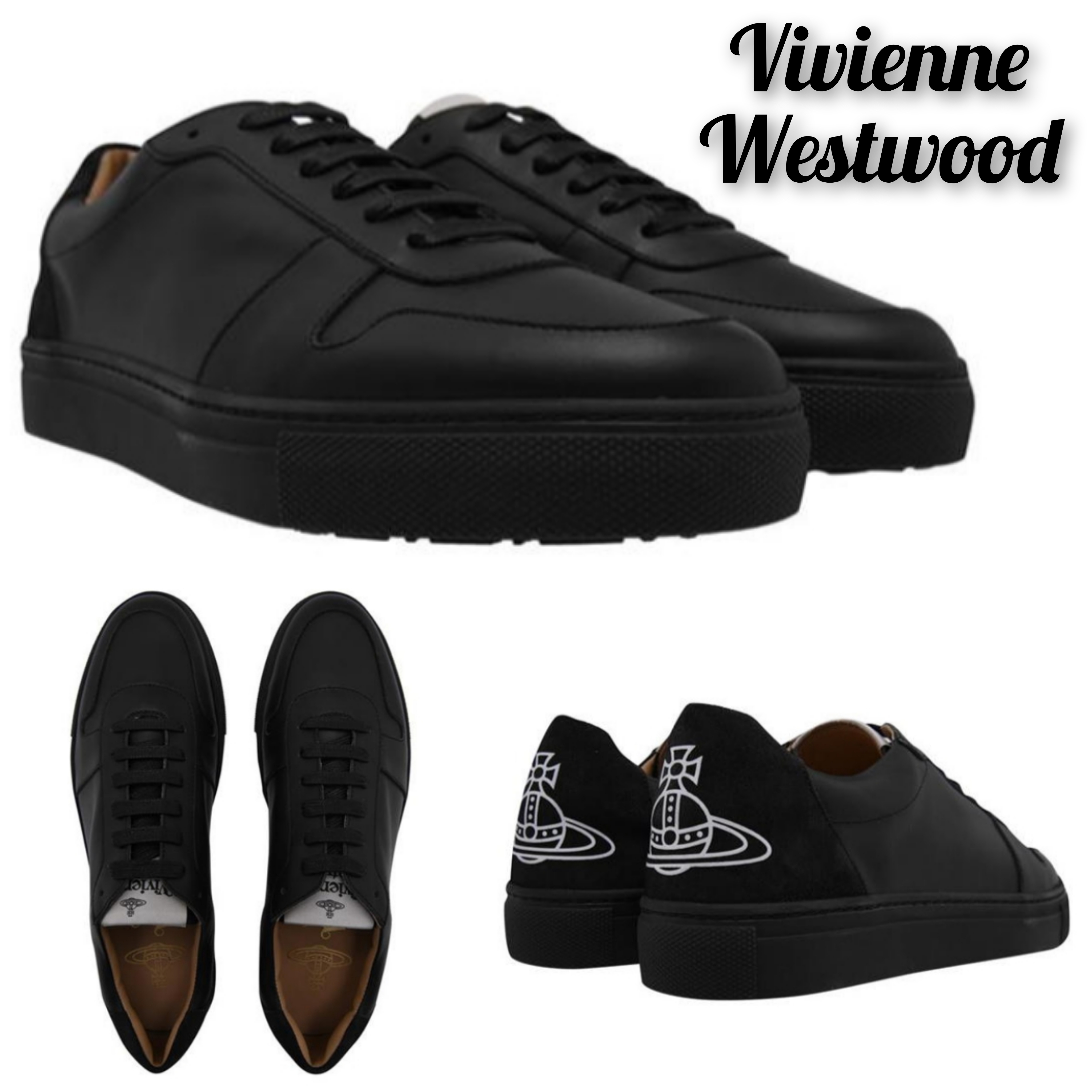 【Vivienne Westwood】オーブロゴ APOLLO レザースニーカー