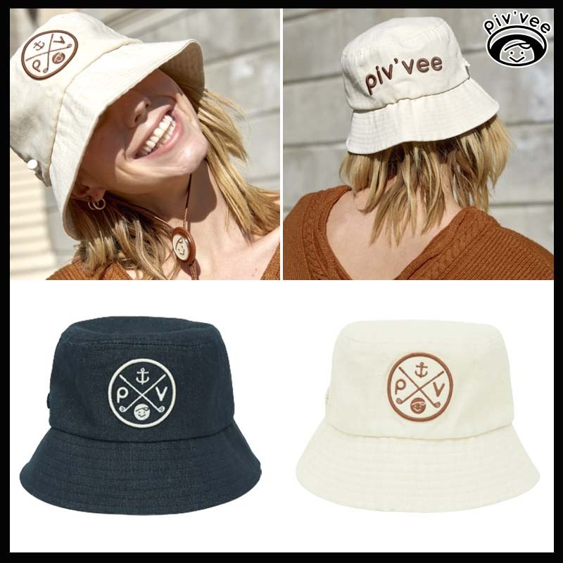 【piv'vee】2030ゴルフウェア★piv'vee golf bucket hat