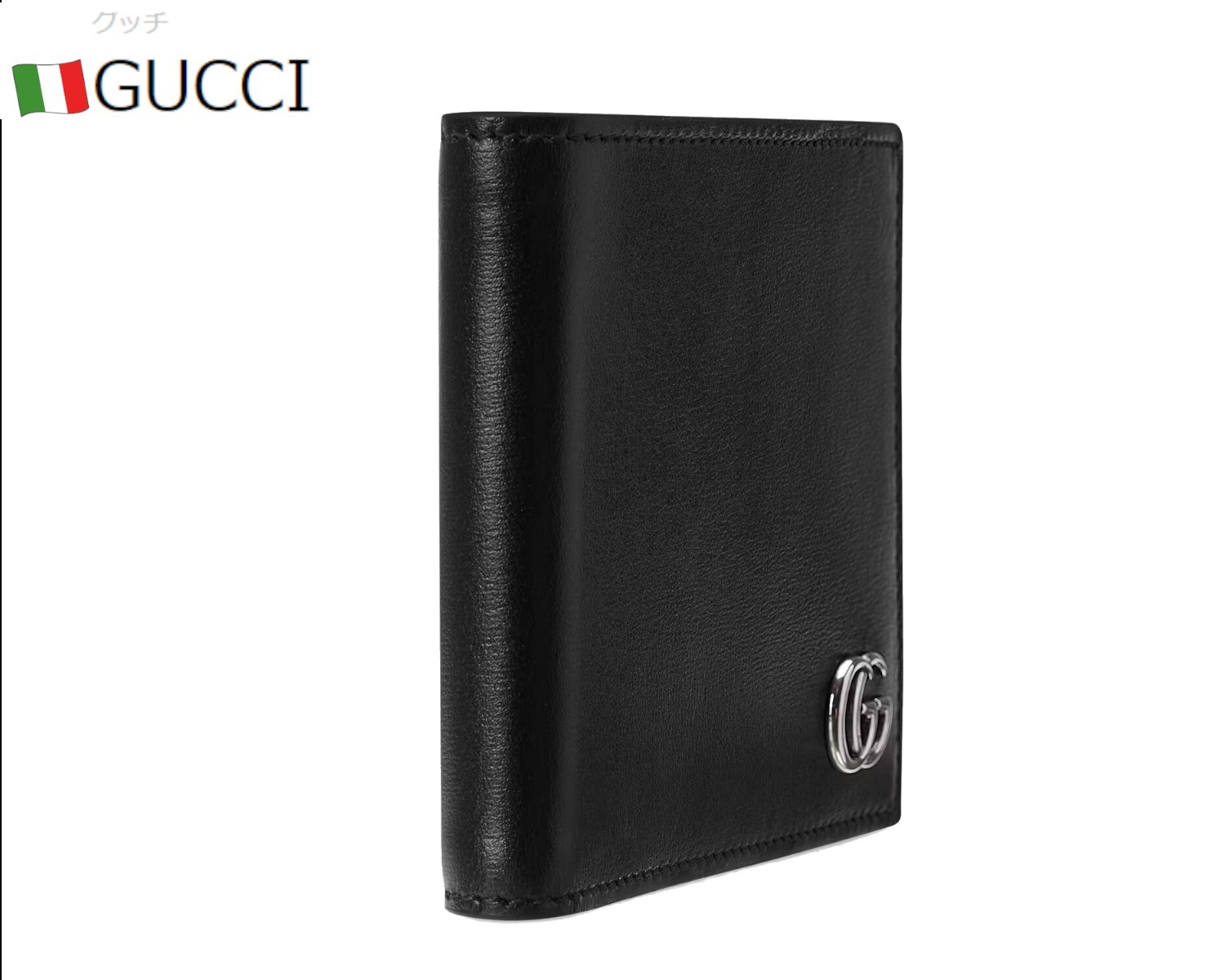 GUCCI 折りたたみ財布 国内発送 GUCCI ☆ GGマーモント レザー コイン ウォレット ☆(3)