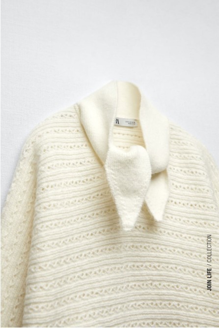 ZARA ニット・セーター ZARA リボンネックセーター(6)